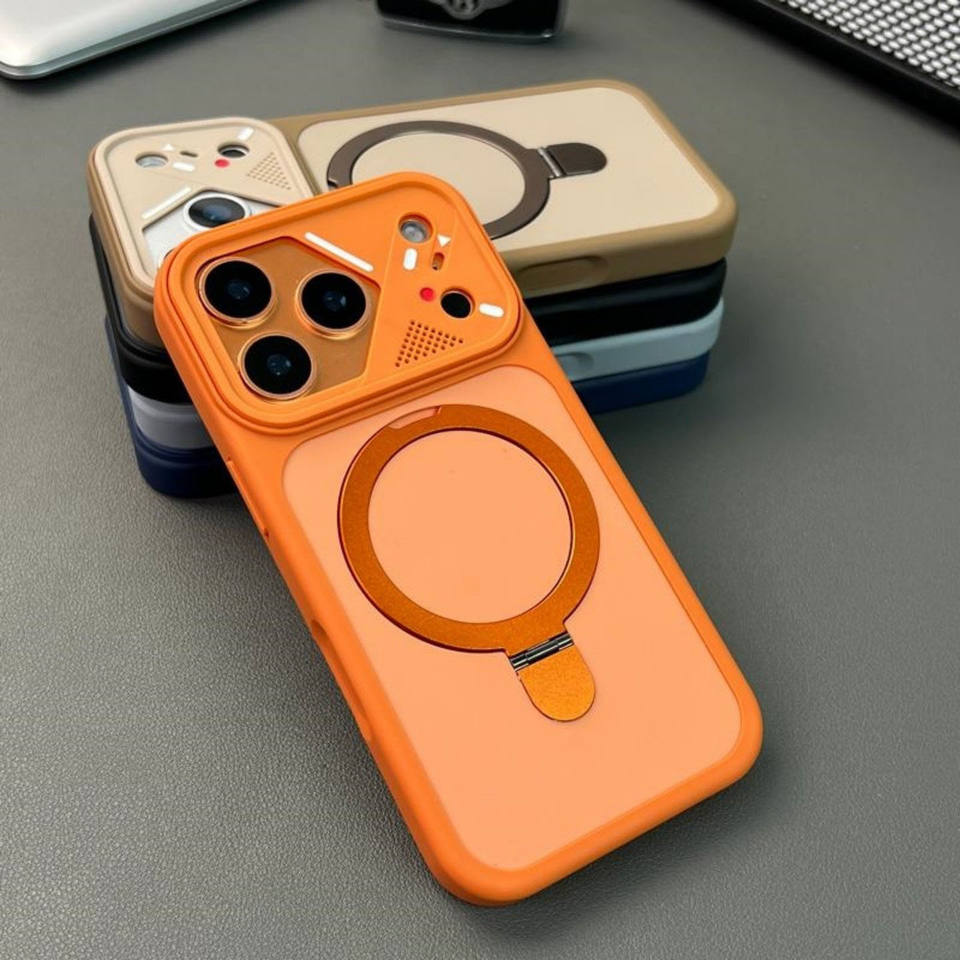 For IPhone 17 12 13 Pro Max 14 15 16 Plus 17 Air with Ring Stand ...