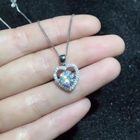 Approvisionnement d'usine 925 Sterling Silver Xoxo Boho Cercle Collier et Boucles d'Oreilles Ensemble Moissanite Bijoux