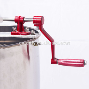 양봉 스테인레스 스틸 8 프레임 수동 허니 추출기 방사형 허니 추출기 꿀 원심 기계 - Product Image 3