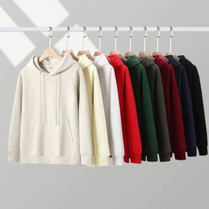 Sweat-shirts à capuche d'hiver personnalisés en gros, surdimensionnés, en polaire, avec logo uni, OEM, vierges, 100 % coton, pour hommes - Product Image 3