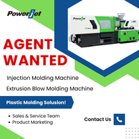 Powerjet 300 tonnes en plastique pot de fleurs machine de moulage par injection 3000kn pour la fabrication de pot de fleur en plastique