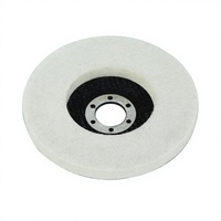 Disque de roue de polissage en feutre de laine pour meuleuse d'angle, roue de polissage plate très fine Max 12000 tr/min