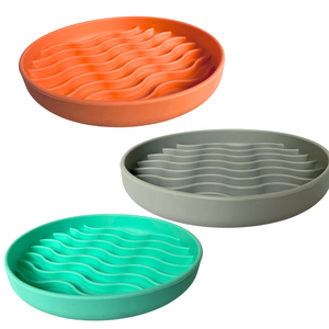 จานอาหารสัตว์เลี้ยงแบบหนา ป้องกันการลื่น ช่วยให้สัตว์เลี้ยงกินช้าลง - Product Image 6