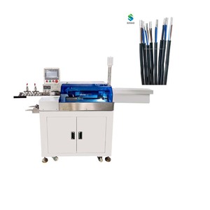 Machine automatique de coupe, dénudage et étamage de faisceaux de câbles pour câbles multiconducteurs gainés - Product Image 1