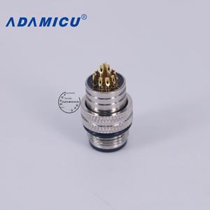 سلسلة <span class=keywords><strong>M12</strong></span> 12 12-Core المكونات الصناعية للماء الطيران الرأس الذكور IP67 النحاس مواد الاتصال موصلات - Product Image 4