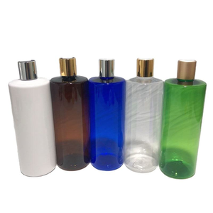 Bouteille en plastique vide pour shampoing 300ml 400ml 500ml 1000ml Bouteille de shampoing ronde sèche Bouteille de shampoing carrée dorée 150ml 200ml 8oz - Product Image 5