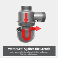 Tuyau de vidange de bassin à installation facile-drains et crépines pour le drainage du bassin de récupération, des égouts et du lavabo