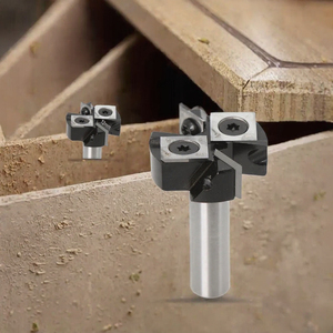 Brocas de caja sin mango TCT industriales YUFU de 4 filos OEM para máquinas CNC, brocas para puertas de gabinetes y frentes de cajones - Product Image 3