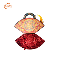 Boîte Cadeau Rigide de Luxe Personnalisée en Carton avec Lamination Mate et Doublure en Mousse, Portable et Écologique pour Gâteaux de Lune de la Fête de la Mi-Automne