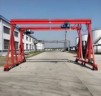 Pont roulant monopoutre sur rail de type MH 10t 20t, machine de levage robuste pour usage extérieur en cour et atelier, installation facile