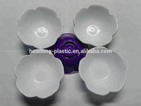 Gobelets en plastique à double paroi colorés et bols réutilisables, écologiques, de qualité alimentaire, durables pour les salades et une utilisation polyvalente