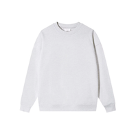 Automne hiver 380g lourd coton peigné épaule pull à capuche gilet pour hommes femmes surdimensionné sweats à capuche tricotés