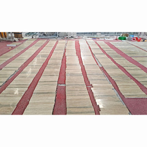 Dalles de travertin gris argenté naturel en gros, coupées sur mesure, carreaux de travertin gris pour comptoirs, murs et sols - Product Image 1