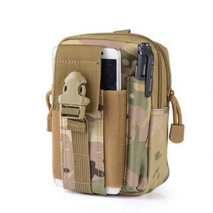 Sac banane tactique Molle pour homme, petit sac de taille, pochette de course, sacs de voyage et de camping, dos souple - Product Image 1