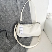 Sac à main en nylon de style coréen pour femmes, petit sac carré à bandoulière, décontracté, pour le travail quotidien, le shopping, sac à bandoulière