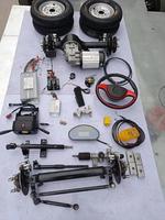 Tricycle électrique Dudu haute puissance personnalisé 48-72V à 4 roues avec accessoires complets pour le transport de marchandises et de passagers