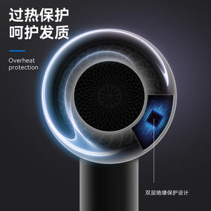 ไดร์เป่าผม Kemey รุ่น KM-8016 มอเตอร์ AC พร้อมระบบไอออนลบ เงียบ กำลังสูง สำหรับใช้ในบ้านและการเดินทาง - Product Image 4