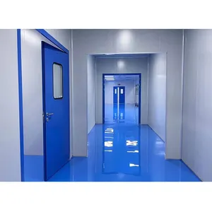 50mm 75mm 100mm Sandwich Panel Iso 7 Wall Panels Modular Clean Room Class 7 Soft Wall Cleanroom For a Supplement Manufacturing