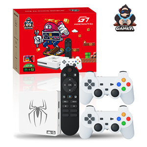 G7 Cổ Điển <span class=keywords><strong>Android</strong></span> Chơi Game TV Trò Chơi Giao Diện Điều Khiển Allwinner H313 28000 + Trò Chơi Android16 EU Cắm 8GB Bộ Nhớ Không Dây Điều Khiển - Product Image 1