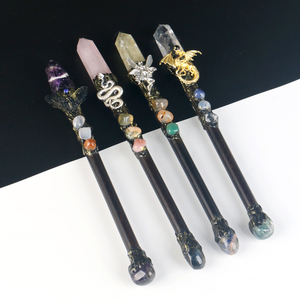 Natural Crystal Point Tower Wand Crystal <b>Magic</b> Stick for Feng Shui - Product Image 3
