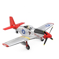 Nouvel avion télécommandé HOSHI WLtoys A280 2023, moteur brushless 2.4G, simulateur de chasseur P51, mode 3D6G avec projecteur LED, jouets d'avion télécommandés