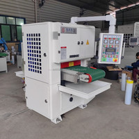 Machine de polissage automatique pour surfaces humides, pour l'acier des engrenages, finition brillante NO.4