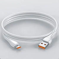 Câble de charge rapide USB-C vers USB-C personnalisé OEM 1m 5A pour téléphone portable, blanc/noir, câbles de données USB, prix usine