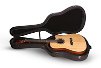 Personnalisable Amp Flight 2 Hard case Bag pour guitare acoustique avec Om Hollowbody Tour Parts Hardshell Guitar case protection