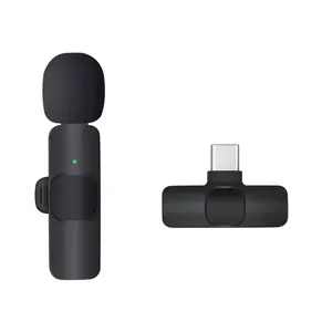 Gran oferta, nuevo mini micrófono Lavalier, Mini micrófono portátil de 2,4 GHz, micrófono de grabación inalámbrico para Samsung Xiaomi Huawei