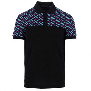 Chemises pour hommes La Greca à manches courtes, couleur unie, col à revers, en coton/fibre de bambou tissée, ODM, hauts slim d'été, personnalisables, vente en gros - Product Image 1
