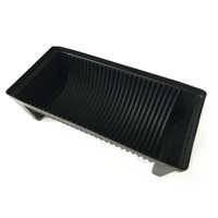Conteneurs de stockage de bobines en plastique ABS antistatique brillant, noir, à paroi rigide, support de bobine SMT SMD ESD, sélection de la taille, produit de sécurité