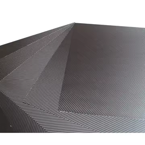 Soporte de exhibición ligero de placa de fibra de carbono 3K para chasis de panel de cuerpo con patrón de tejido de sarga liso mate brillante - Product Image 2