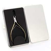 WELLFLYER Pinces à cuticules en acier inoxydable CN-224 Coupe-ongles Ciseaux à ongles Ciseaux pour peaux mortes Outils de manucure Logo personnalisable