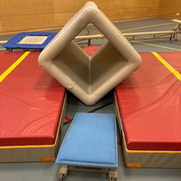 Fitness Gym Drop Stitch Dance Gym Training Tumble Track Air Tunnel utilisé comme balançoire, tunnel, toboggan, table de coffre-fort et plate-forme