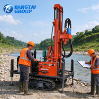 Foreuse hydraulique rotative diesel montée sur chenilles de 200 m pour puits d'eau souterraine – Idéale pour les projets de forage de nappes phréatiques
