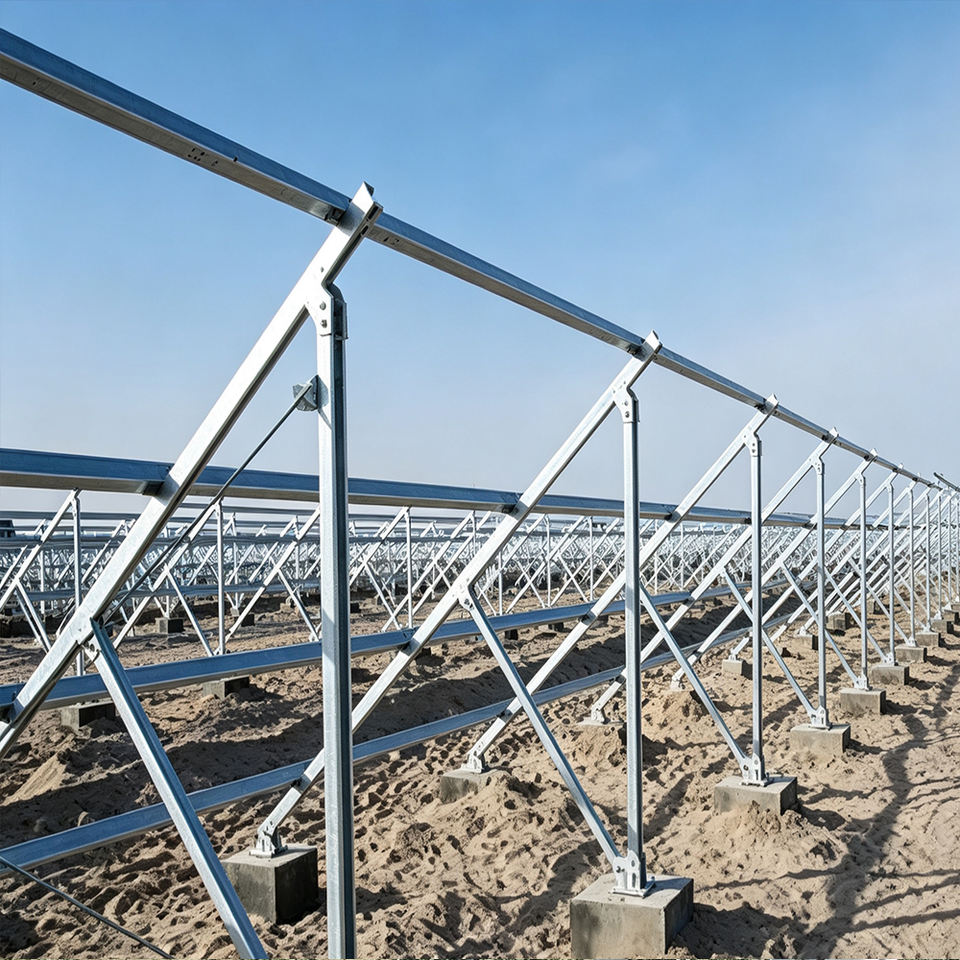 Triangle Triding System Easy Installation Adjustable Balcony Solar Bracket System Foldable ...