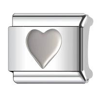 Bracelet modulaire en acier inoxydable à maillons entrelacés, breloques italiennes DIY, étoile, cœur, papillon, cadeau pour ami