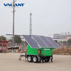Trailer Solar Generator Solar Power Trailer Wind Generator For Construction Sites