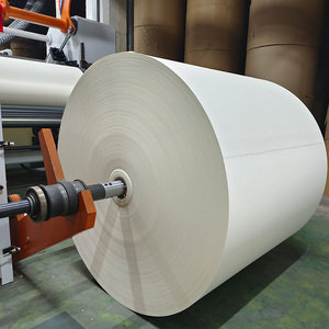 Nhà Máy Trực Tiếp Giá Tùy Chỉnh Duy Nhất Bên Đôi Bên Gói Giấy Fan Tráng Cốc Giấy Cuộn Nguyên Liệu PE Không Thấm Nước - Product Image 2