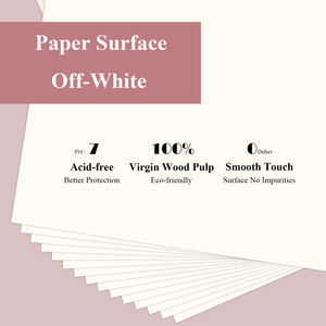 Passepartout Artigianale Senza Acidi per <span class=keywords><strong>Arte</strong></span> Popolare, Spessore 1.0mm, Nucleo Crema, Facile da Tagliare a Smusso - Product Image 2