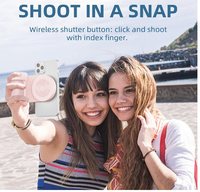 3 en 1 Fonction Selfie Stick Chargeurs Sans Fil Téléphone Photographie Support Grip Pour iPhone 12 13 14 Pour Android