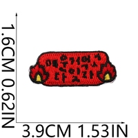 Patchs brodés personnalisés amusants de petite taille, lettres anglaises à coudre ou thermocollants, mini-autocollants brodés, petits patchs pour chapeaux et tissus