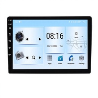 Lecteur DVD Android universel 9 pouces avec écran tactile 1K, navigation, WiFi, autoradio et CarPlay.