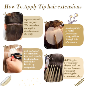 Extensions de cheveux I-Tip de qualité supérieure en gros, 100 % cheveux humains vierges Remy, double épaisseur, pré-collées, kératine italienne, sans perte de cheveux, 50g - Product Image 5