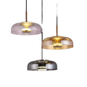 Stile nordico semplice lampada da tavolo in vetro creativo comodino sala da pranzo luce Led soffitto in vetro con illuminazione della barra di personalità - Product Image 1