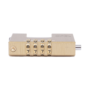 Lucchetto Rettangolare in Ottone Massiccio <span class=keywords><strong>con</strong></span> <span class=keywords><strong>Combinazione</strong></span> Resistente, 70mm 80mm, Impermeabile e Antifurto, Sblocco <span class=keywords><strong>con</strong></span> Password - Product Image 3