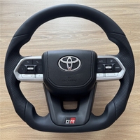 Volant en cuir pour Toyota Landcruiser LC200 LC300 Prado 120 150 200 LC79 LC70 LC76 FJ70 FJ79 FJ200 2008-2021