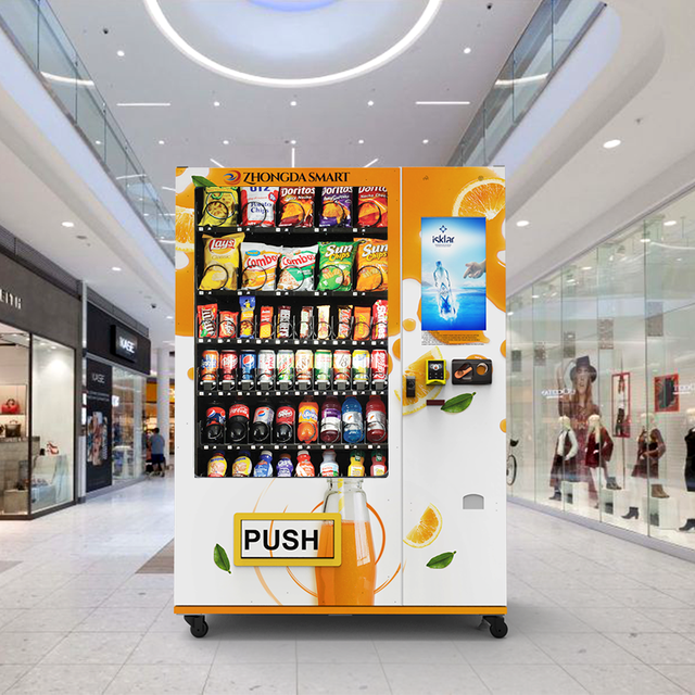 Germany Outdoor Euro Vending Machine for Food and Drink with Touch Screen