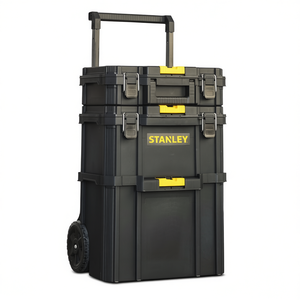 Caja de herramientas modular Stanley con ruedas y asa, sistema de 3 cajones para almacenamiento en taller - Product Image 2