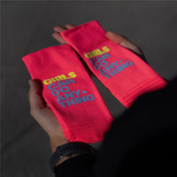 Chaussettes de compression athlétiques aérodynamiques pour le cyclisme et la course à pied, personnalisables, en nylon, pour femmes, avec logo sur mesure